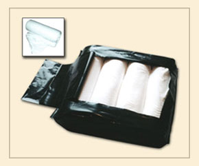 Black Polythene Bag - 4 x 2kg Rolls